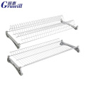 Kitchen cabinet 2 tier dish rack storage rack